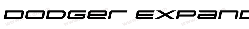 Dodger Expanded Ital字体转换